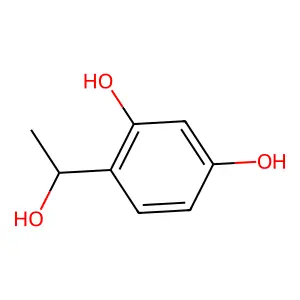 1,3-Benzenediol, 4-(1-hydroxyethyl)- structure