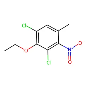 Benzene, 1,3-dichloro-2-ethoxy-5-methyl-4-nitro- structure
