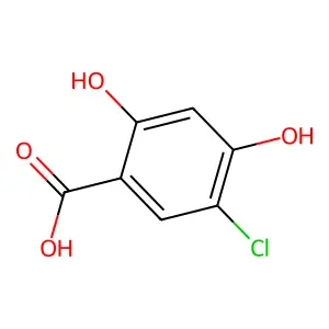 5-氯-2,4-二羟基苯甲酸 structure
