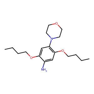 2,5-二丁氧基-4-(4-吗啉基)苯胺 structure