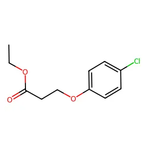 3-(对氯苯氧基)丙酸乙酯 structure