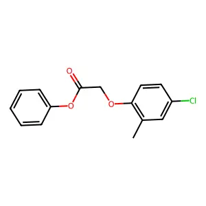 Phenyl (4-chloro-2-methylphenoxy)acetate structure