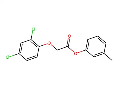 3-Methylphenyl (2,4-dichlorophenoxy)acetate structure