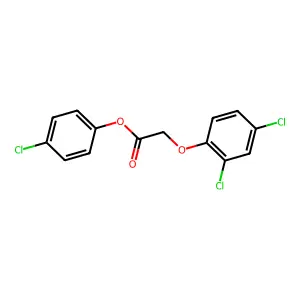 4-Chlorophenyl (2,4-dichlorophenoxy)acetate structure