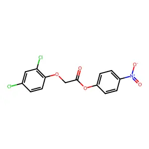 4-Nitrophenyl (2,4-dichlorophenoxy)acetate structure