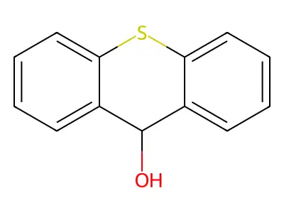 9H-thioxanthen-9-ol structure