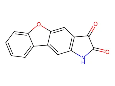 1H-Benzofuro[2,3-f]indole-2,3-dione structure