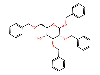 Benzyl 2,3,6-Tri-O-benzyl--D-galactopyranoside structure