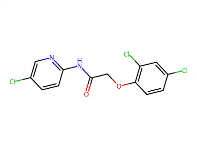 N-(5-chloropyridin-2-yl)-2-(2,4-dichlorophenoxy)acetamide structure