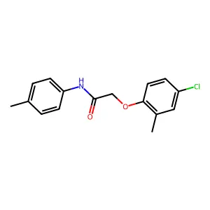 2-(4-chloro-2-methylphenoxy)-N-(4-methylphenyl)acetamide structure