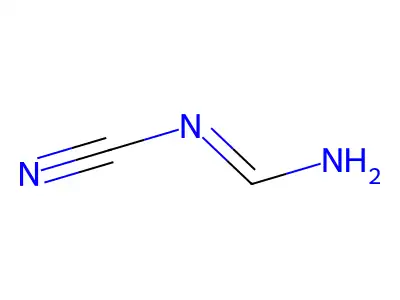 Methanimidamide, N-cyano- structure