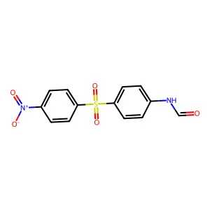 4-((4-(Hydroxy(oxido)amino)phenyl)sulfonyl)phenylformamide structure