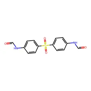 N,N'-(磺酰基二-4,1-亚苯基)双(甲酰胺) structure