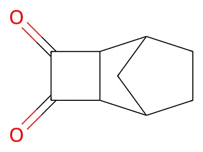Tricyclo(4.2.1.02,5)nonane-3,4-dione, syn- structure