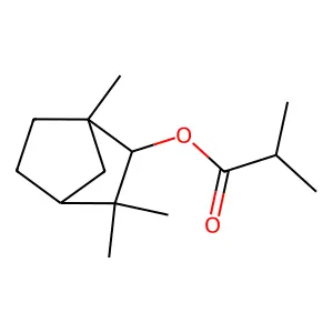 Propanoic acid, 2-methyl-, 1,3,3-trimethylbicyclo[2.2.1]hept-2-yl ester structure