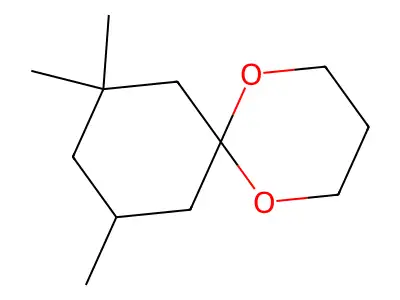 1,5-Dioxaspiro[5.5]undecane, 8,8,10-trimethyl- structure