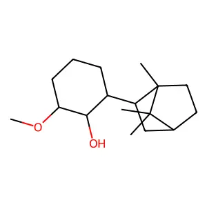 Cyclohexanol, 2-methoxy-6-(1,7,7-trimethylbicyclo(2.2.1)hept-2-yl)- structure