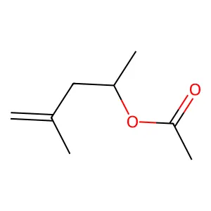 4-Penten-2-ol, 4-methyl-, 2-acetate structure