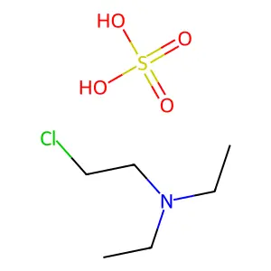 2-氯-N,N-二乙基乙胺硫酸盐(1:1) structure