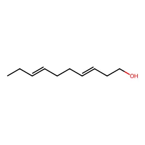 3,7-Decadien-1-ol structure