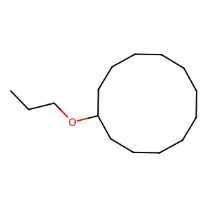Cyclododecane, propoxy- structure