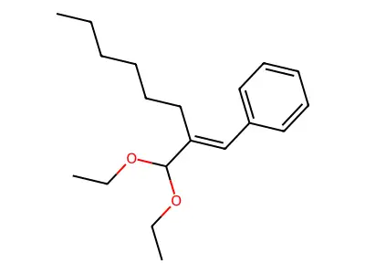 α-己基肉桂醛二乙缩醛 structure
