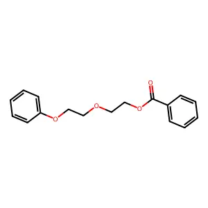 Ethanol, 2-(2-phenoxyethoxy)-, 1-benzoate structure