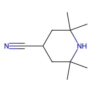 4-Piperidinecarbonitrile, 2,2,6,6-tetramethyl- structure