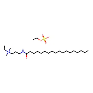 硬脂酰胺基丙基乙基二甲铵乙基硫酸酯 structure