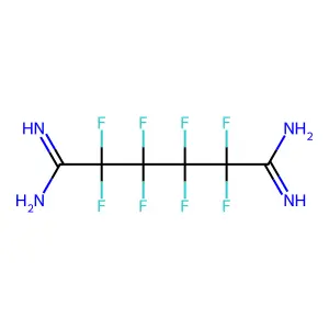 (1z,6z)-2,2,3,3,4,4,5,5-Octafluorohexanediimidamide structure