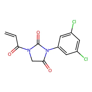 2,4-Imidazolidinedione, 3-(3,5-dichlorophenyl)-1-(1-oxo-2-propenyl)- structure