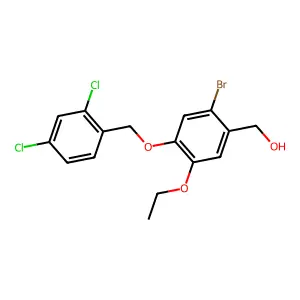 [2-Bromo-4-[(2,4-dichlorophenyl)methoxy]-5-ethoxyphenyl]methanol structure