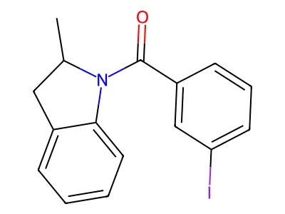 1-(3-Iodobenzoyl)-2-methylindoline structure