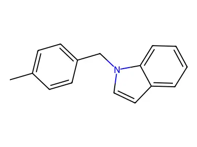 1-(4-methylbenzyl)-1H-indole structure