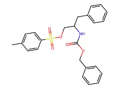 Z-D-Phenylalaninol O-(toluene-4-sulfo- structure