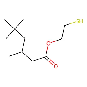 Hexanoic acid, 3,5,5-trimethyl-, 2-mercaptoethyl ester structure
