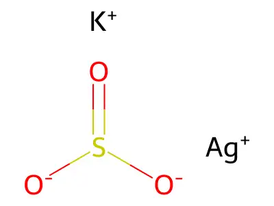 亚硫酸钾银(I)盐 (1:1:1) structure