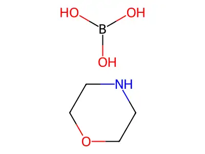 硼酸与吗啉的复合物 (1:?) structure
