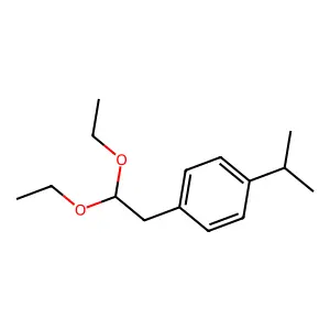 1-(2,2-Diethoxyethyl)-4-(1-methylethyl)benzene structure