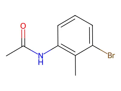 N-(3-bromo-2-methylphenyl)acetamide structure