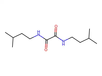 N,N'-bis(3-methylbutyl)oxamide structure