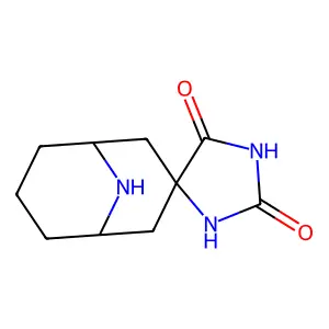 9-Azaspiro[bicyclo[3.3.1]nonane-3,4'-imidazolidine]-2',5'-dione structure