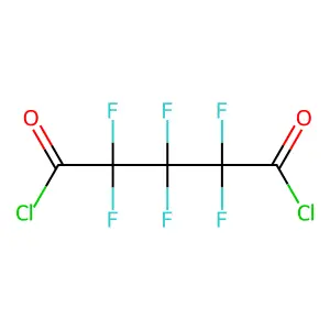 Pentanedioyl dichloride, 2,2,3,3,4,4-hexafluoro- structure