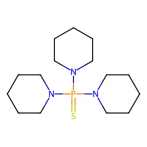 Thiophosphoric tripiperidide structure