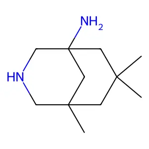 5,7,7-三甲基-3-氮杂双环[3.3.1]壬烷-1-胺 structure