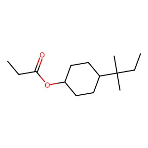 Cyclohexanol, 4-(1,1-dimethylpropyl)-, 1-propanoate structure