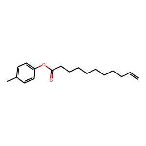p-Tolyl undec-10-enoate structure