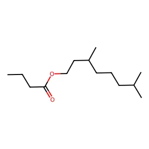 丁酸3,7-二甲基辛酯 structure