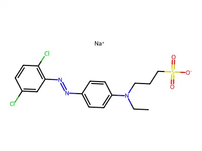 n,n'-Bis(2-chlorophenyl)-p-phenylphosphonothioic diamide structure