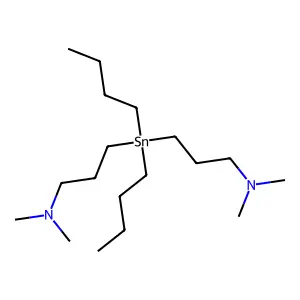 3-[dibutyl-[3-(dimethylamino)propyl]stannyl]-N,N-dimethylpropan-1-amine structure
